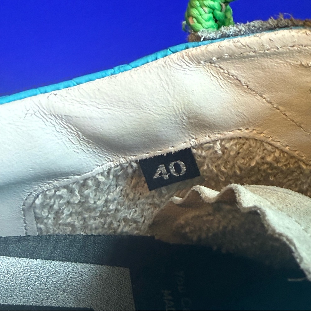 P448 Jane Blue Suede Low Top Sneakers EU 40 US 9-9.5 - Picture 12 of 12